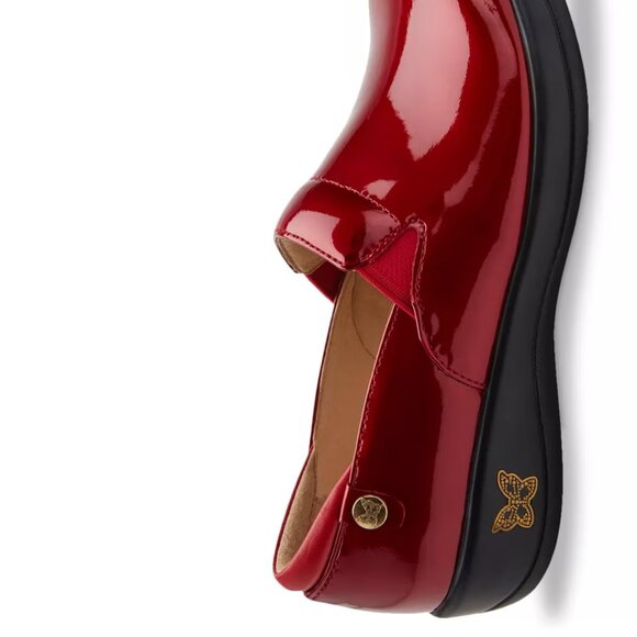 Alegria Keli Work Slip-On by PG LIte sz EU 41  (US 10.5-11) Ruby Red - Picture 10 of 14